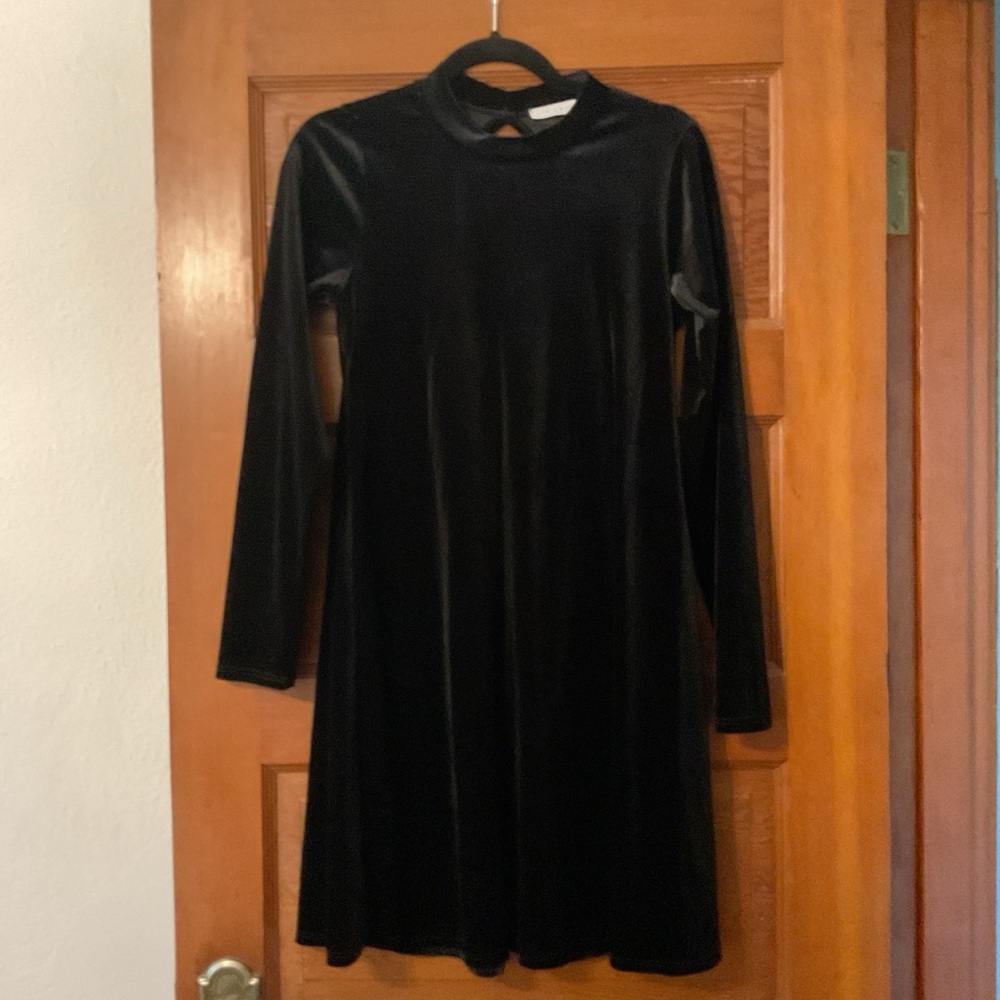 Chris & Carol Black Velvet Dress
